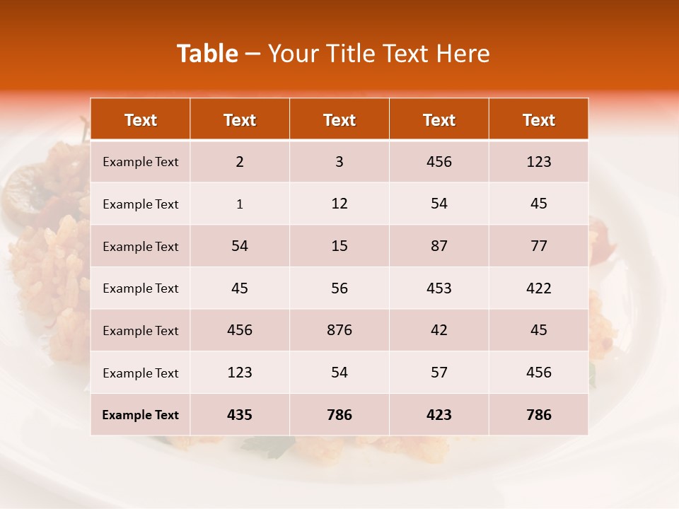 Background Onion Celery PowerPoint Template