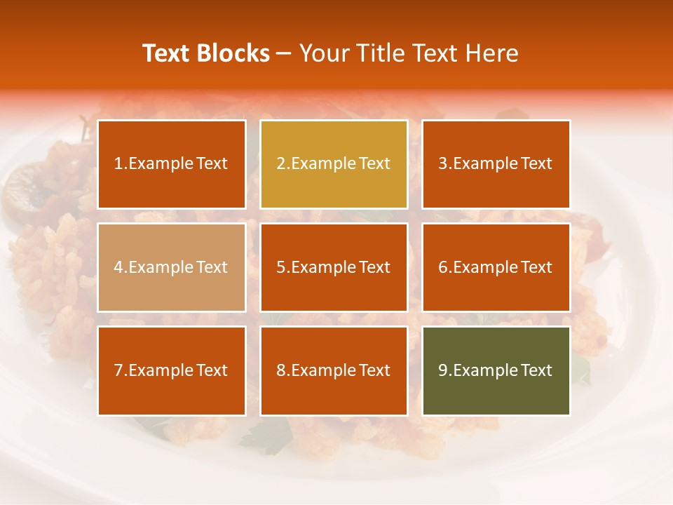 Background Onion Celery PowerPoint Template