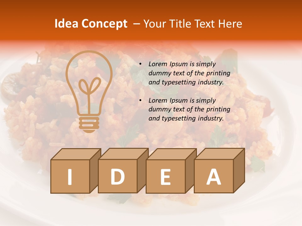 Background Onion Celery PowerPoint Template