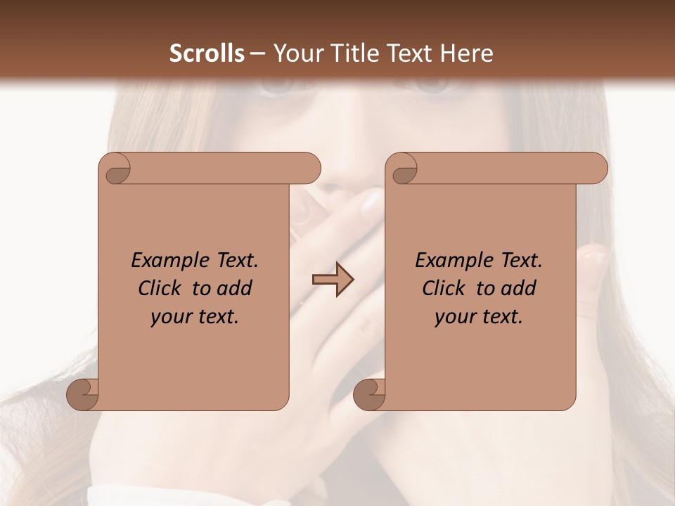 Background One White PowerPoint Template