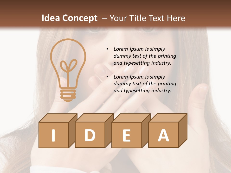 Background One White PowerPoint Template