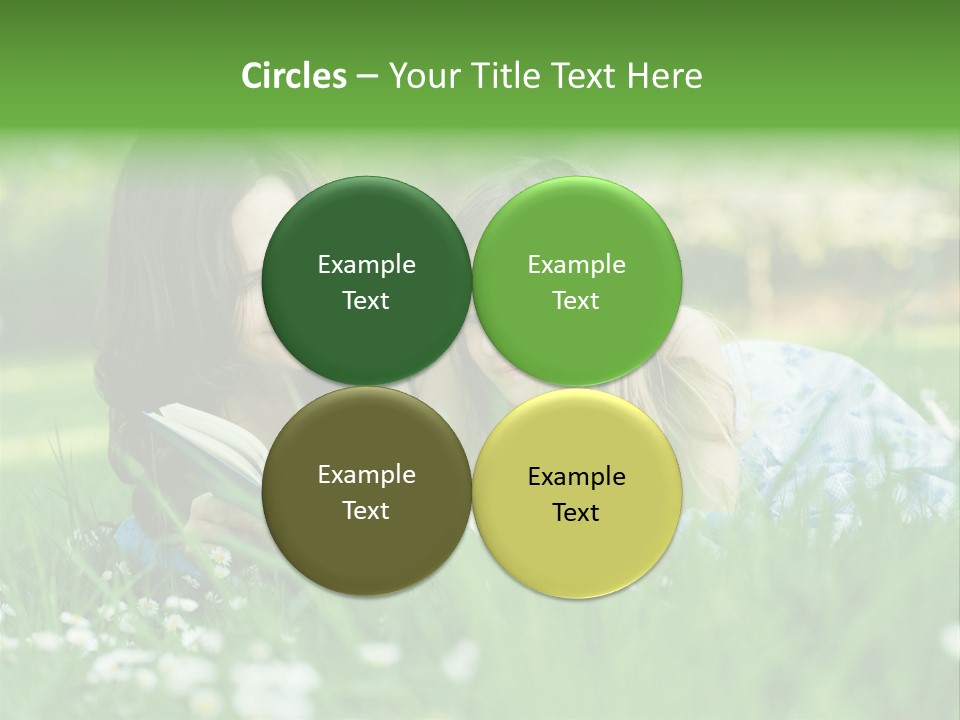 Adult Grass Enjoyment PowerPoint Template