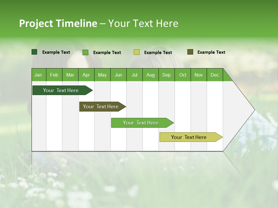 Adult Grass Enjoyment PowerPoint Template
