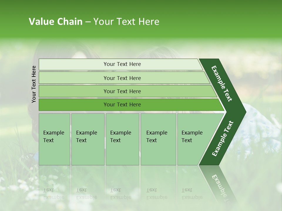 Adult Grass Enjoyment PowerPoint Template