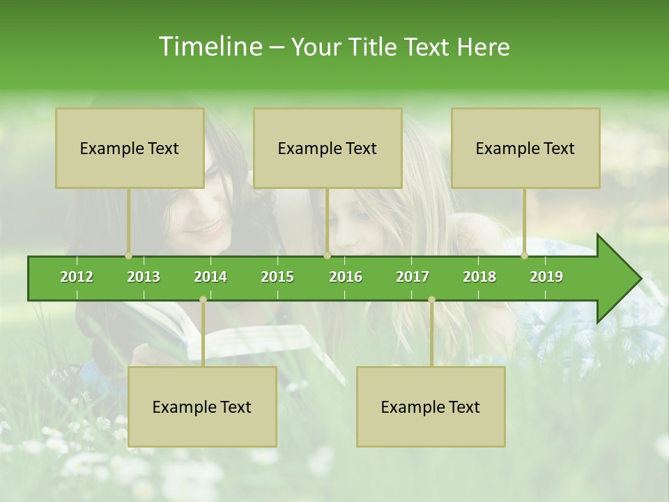 Adult Grass Enjoyment PowerPoint Template