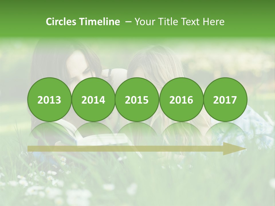 Adult Grass Enjoyment PowerPoint Template