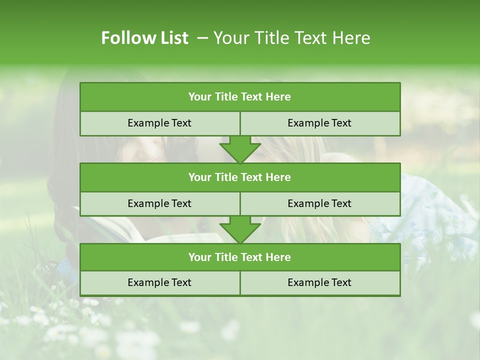 Adult Grass Enjoyment PowerPoint Template