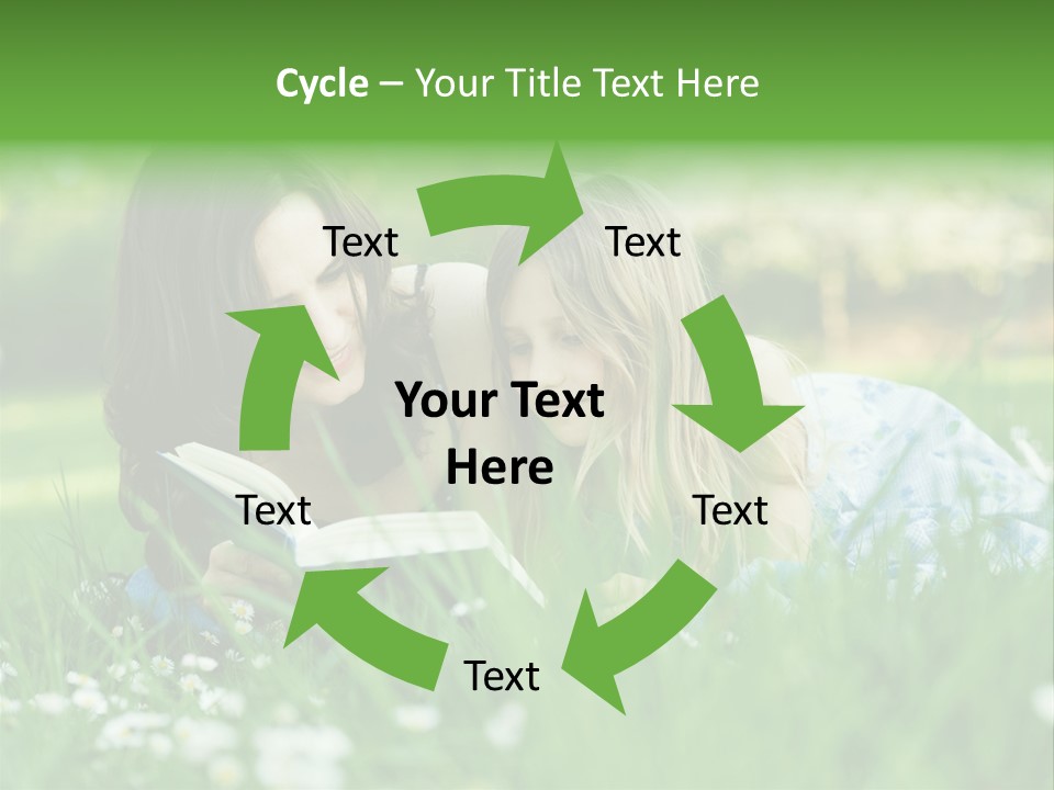 Adult Grass Enjoyment PowerPoint Template