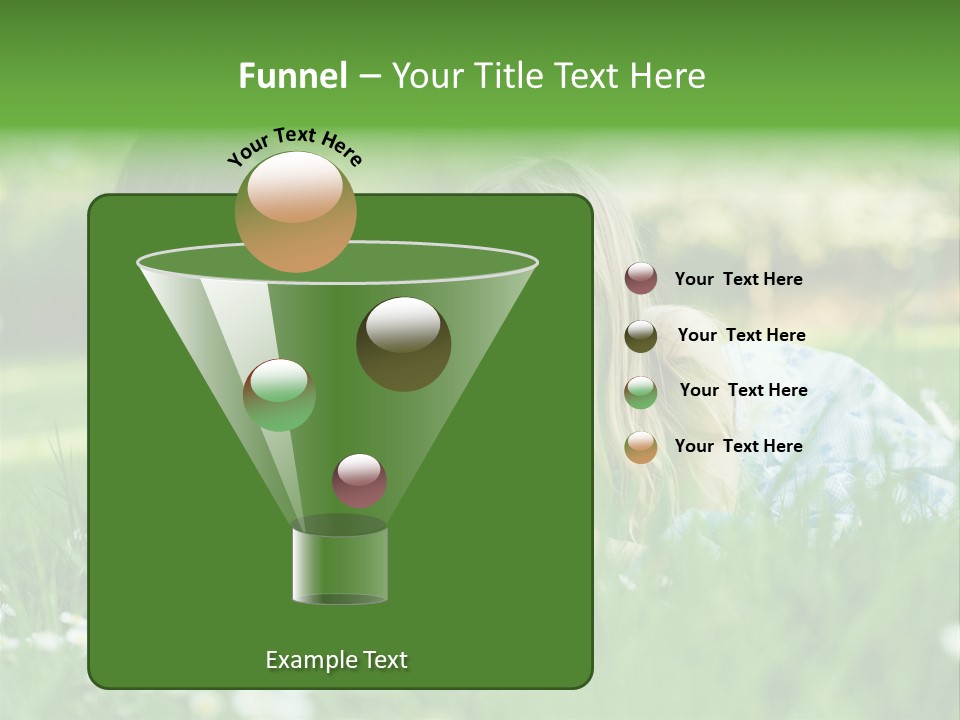 Adult Grass Enjoyment PowerPoint Template