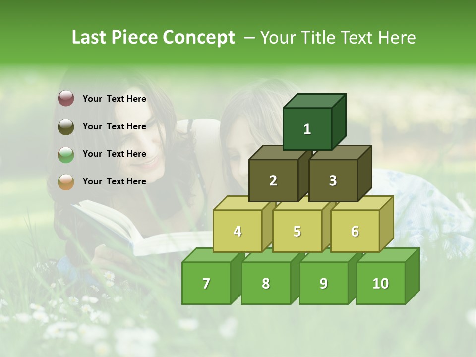 Adult Grass Enjoyment PowerPoint Template