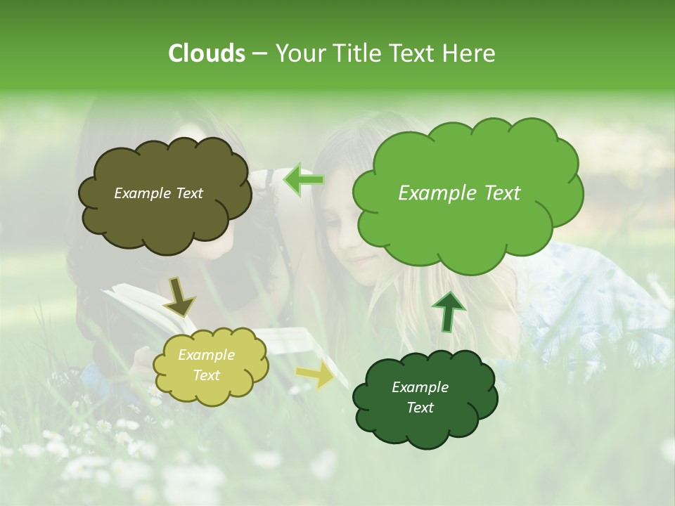 Adult Grass Enjoyment PowerPoint Template