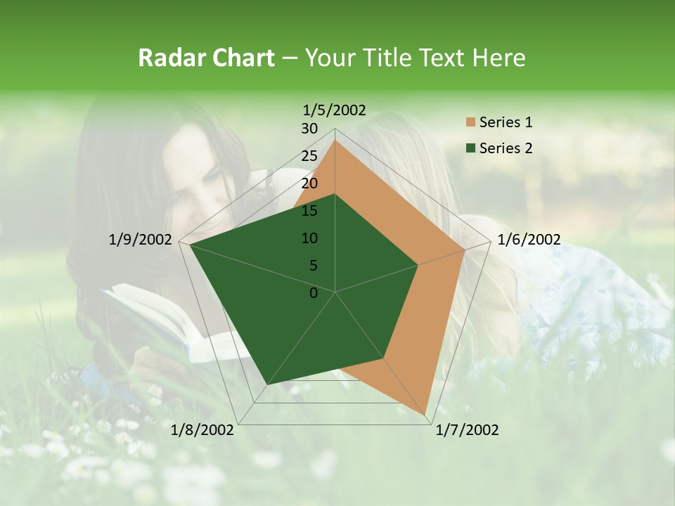 Adult Grass Enjoyment PowerPoint Template