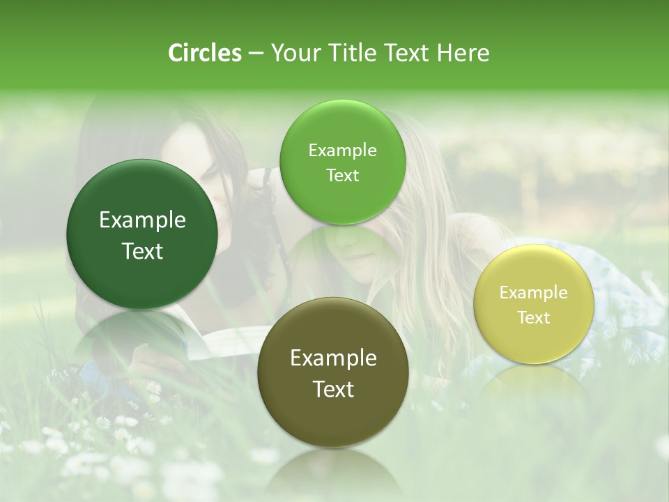 Adult Grass Enjoyment PowerPoint Template