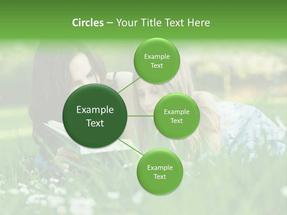 Adult Grass Enjoyment PowerPoint Template