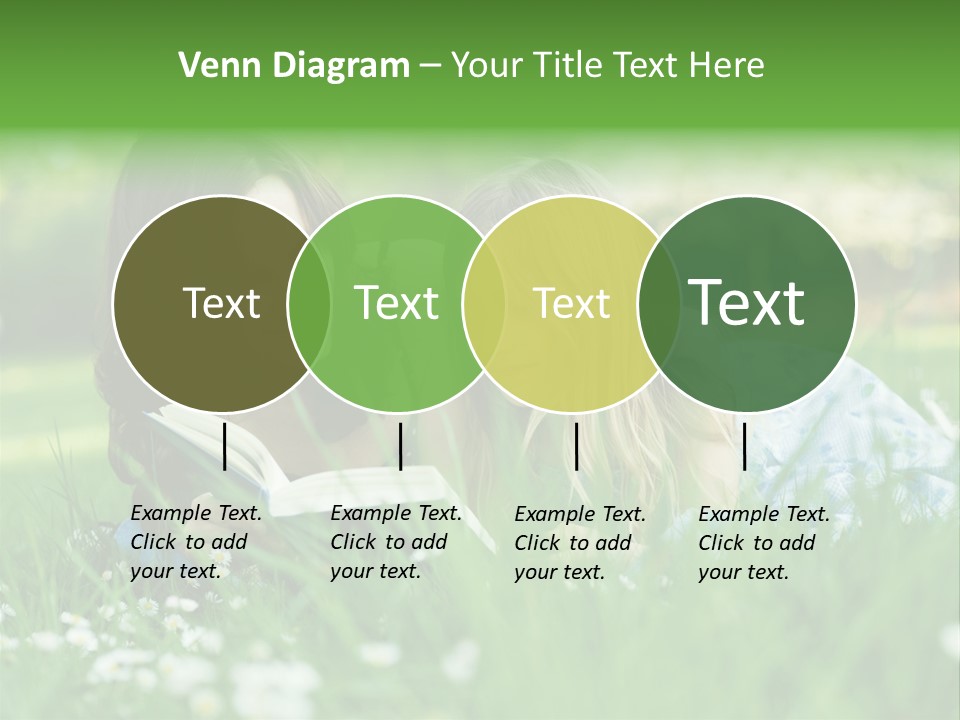 Adult Grass Enjoyment PowerPoint Template