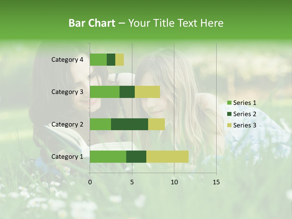 Adult Grass Enjoyment PowerPoint Template