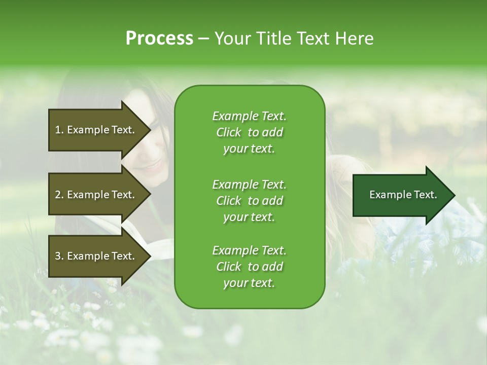 Adult Grass Enjoyment PowerPoint Template