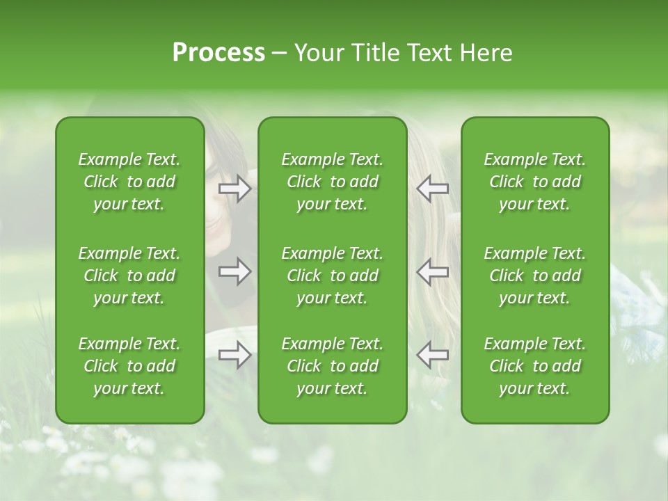 Adult Grass Enjoyment PowerPoint Template