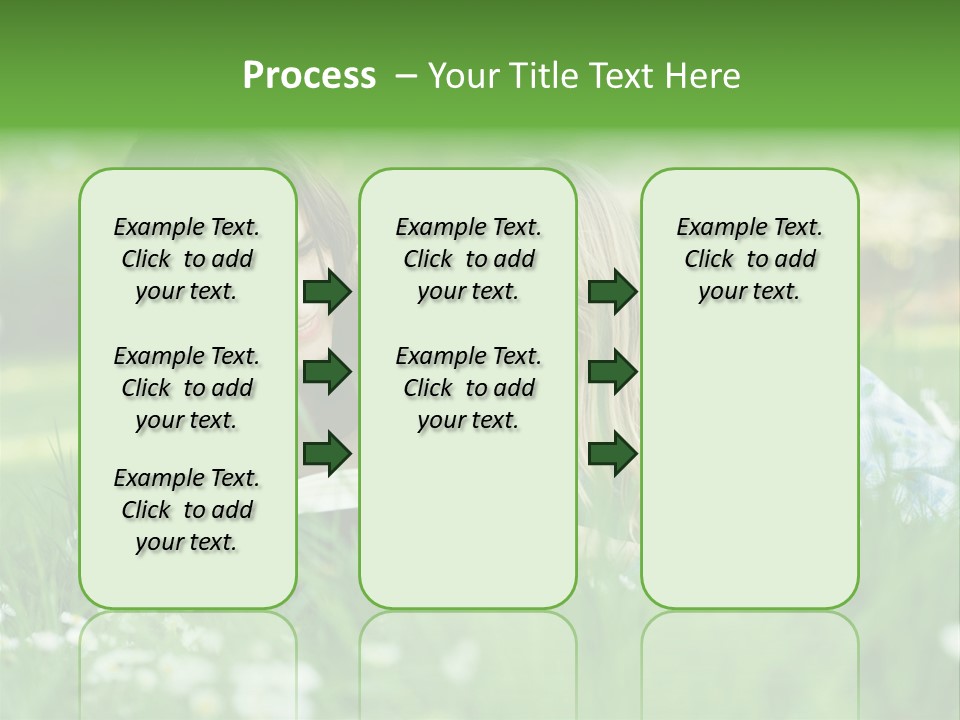 Adult Grass Enjoyment PowerPoint Template