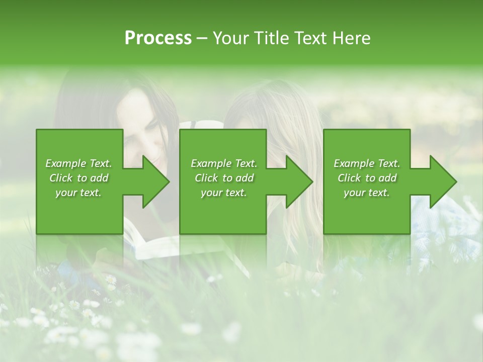 Adult Grass Enjoyment PowerPoint Template