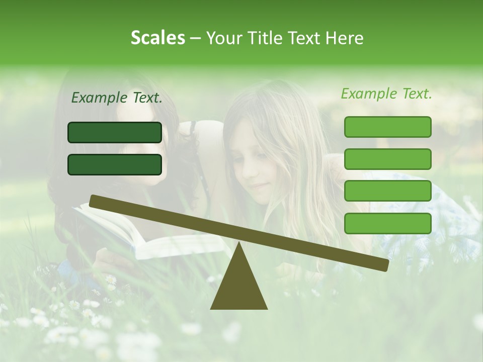 Adult Grass Enjoyment PowerPoint Template