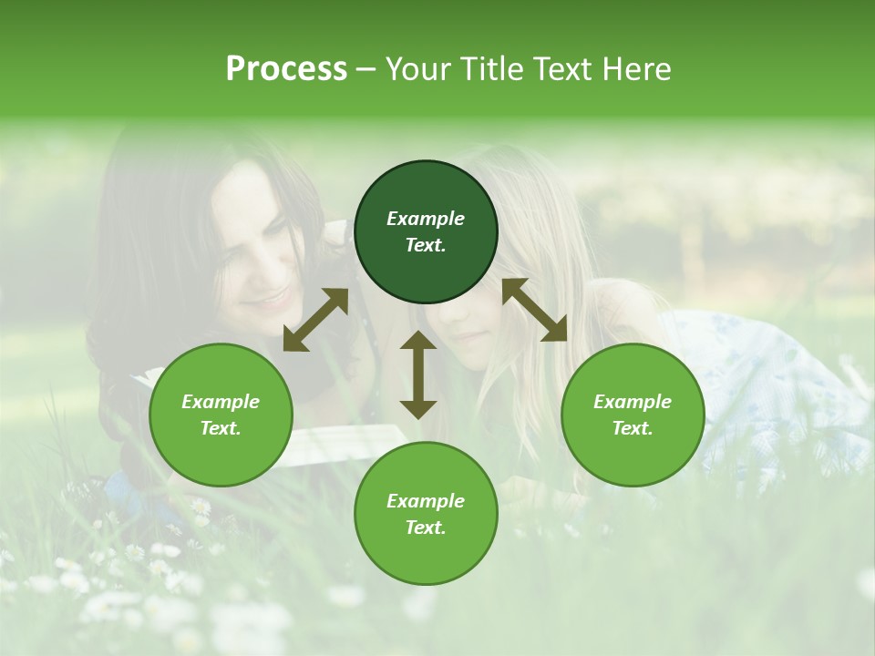 Adult Grass Enjoyment PowerPoint Template