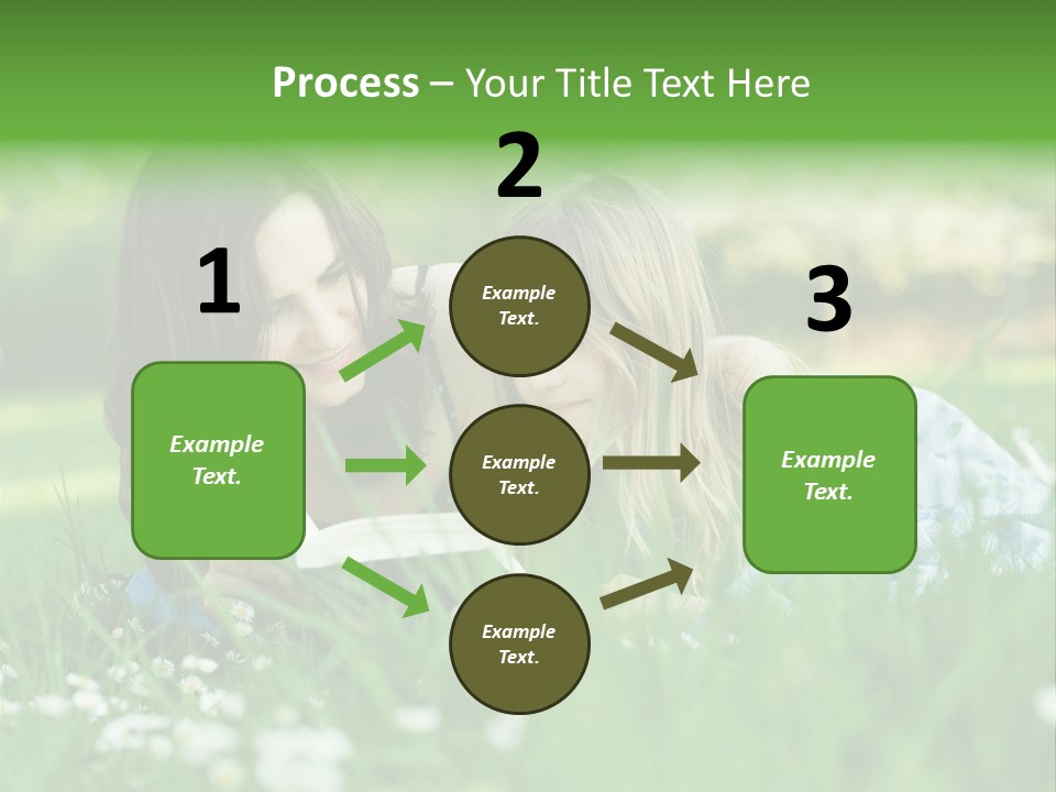 Adult Grass Enjoyment PowerPoint Template