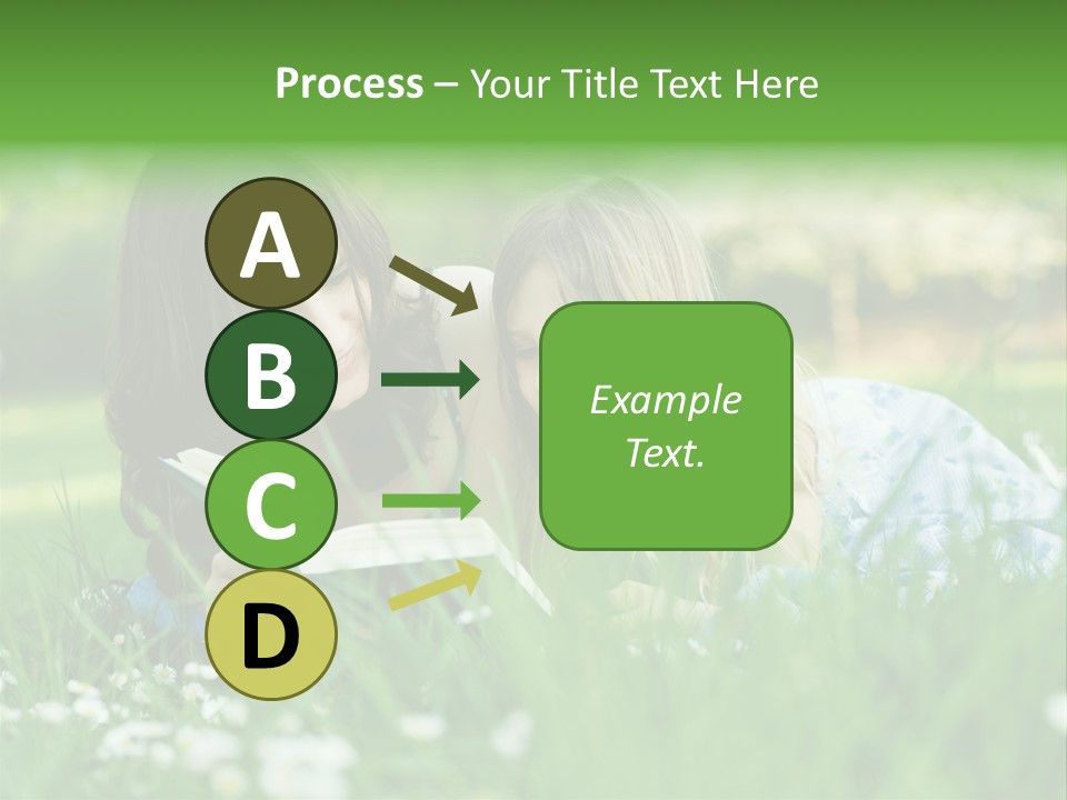 Adult Grass Enjoyment PowerPoint Template