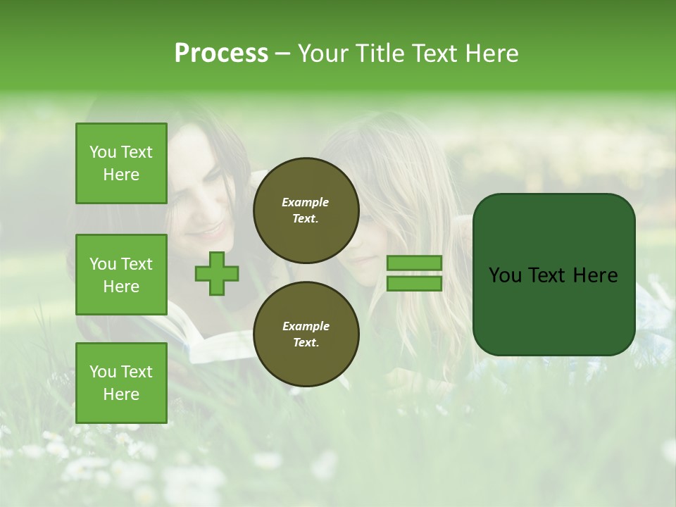 Adult Grass Enjoyment PowerPoint Template