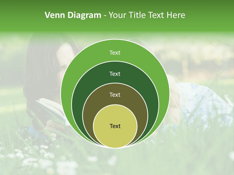 Adult Grass Enjoyment PowerPoint Template