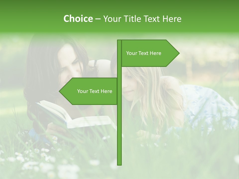 Adult Grass Enjoyment PowerPoint Template