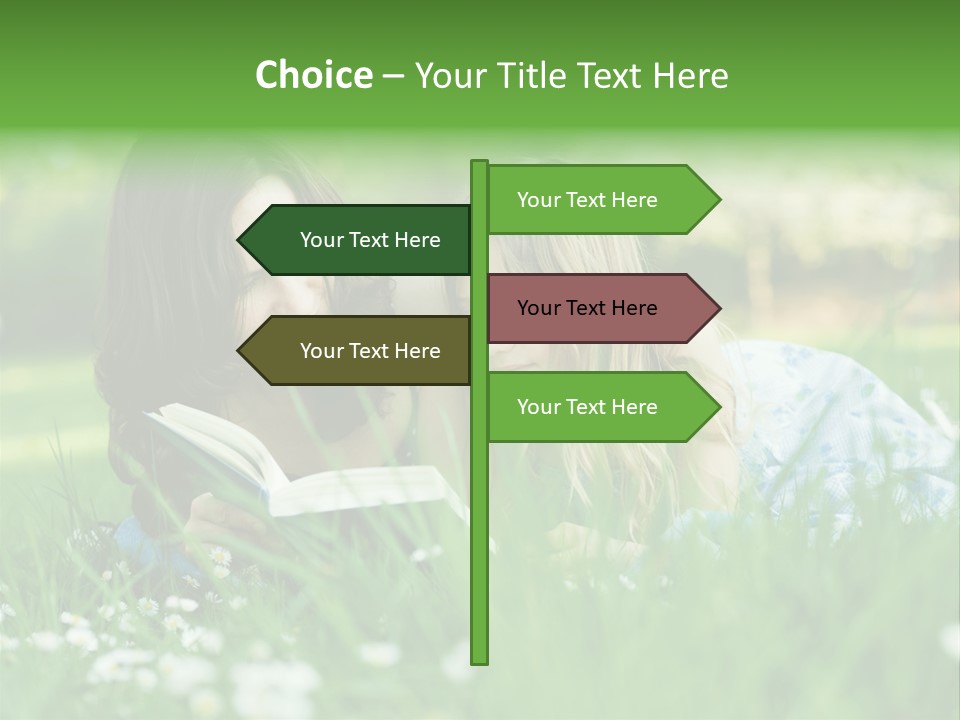Adult Grass Enjoyment PowerPoint Template