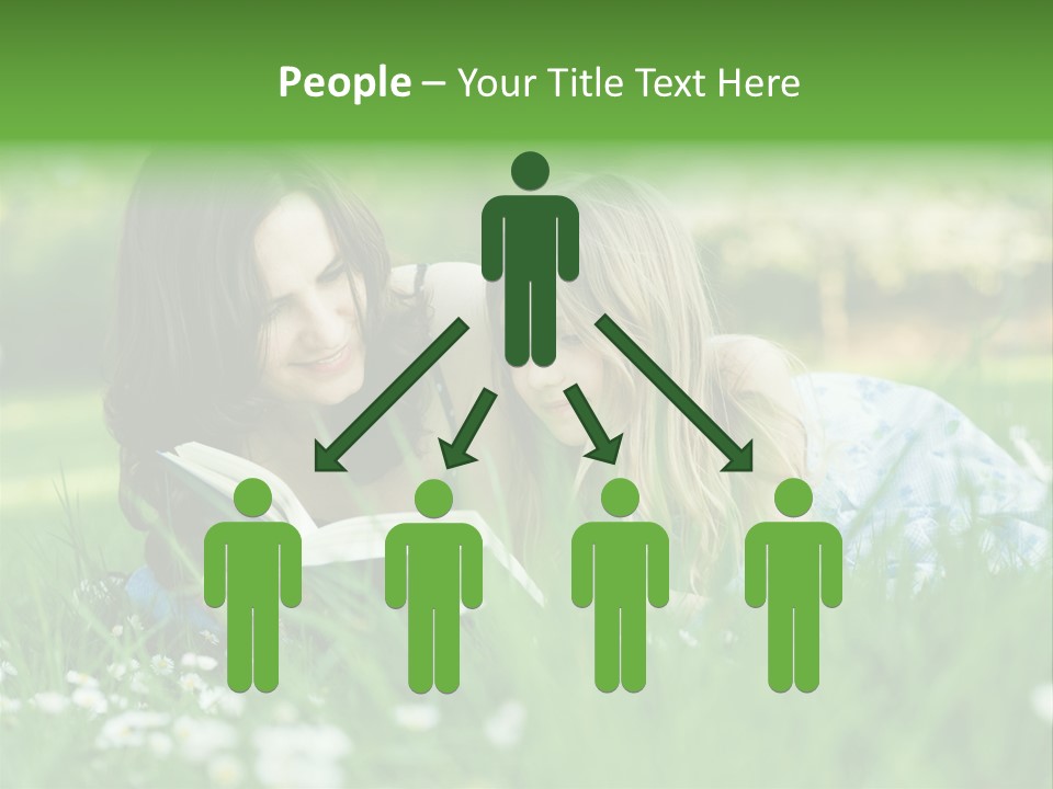 Adult Grass Enjoyment PowerPoint Template