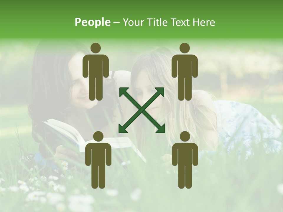 Adult Grass Enjoyment PowerPoint Template