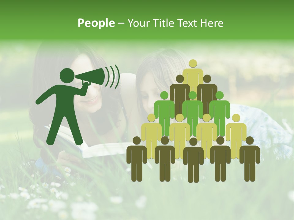 Adult Grass Enjoyment PowerPoint Template