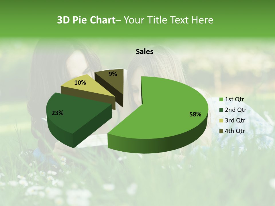 Adult Grass Enjoyment PowerPoint Template