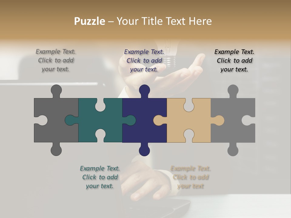 Energy Laptop Spiral PowerPoint Template