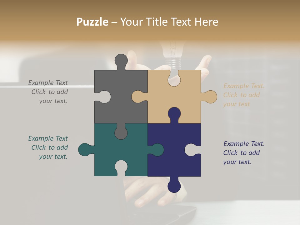 Energy Laptop Spiral PowerPoint Template