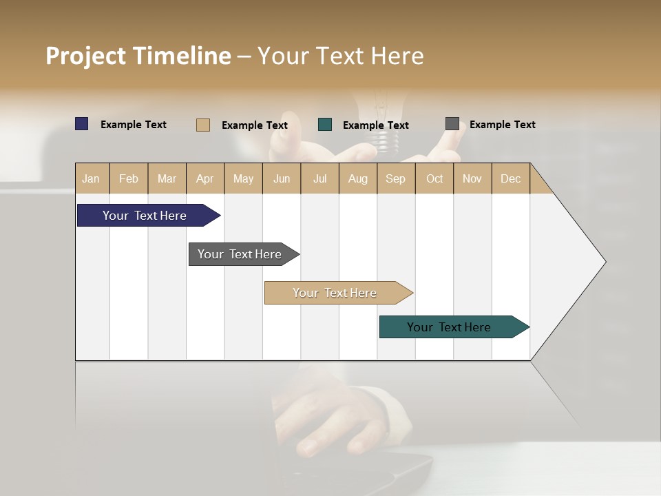 Energy Laptop Spiral PowerPoint Template