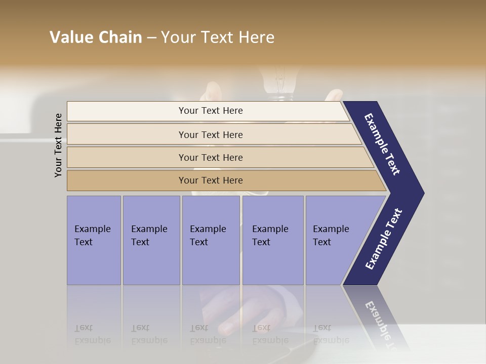 Energy Laptop Spiral PowerPoint Template