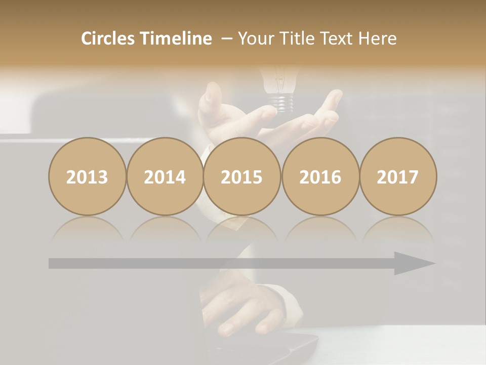 Energy Laptop Spiral PowerPoint Template