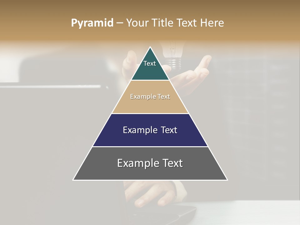 Energy Laptop Spiral PowerPoint Template