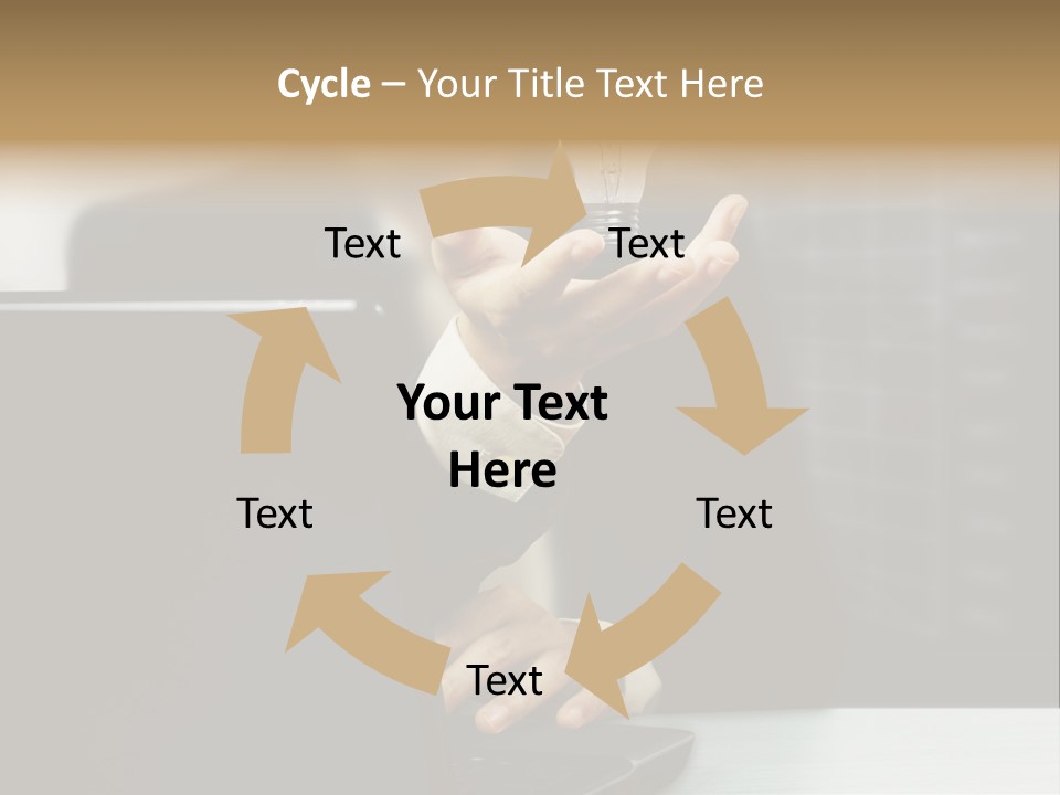 Energy Laptop Spiral PowerPoint Template
