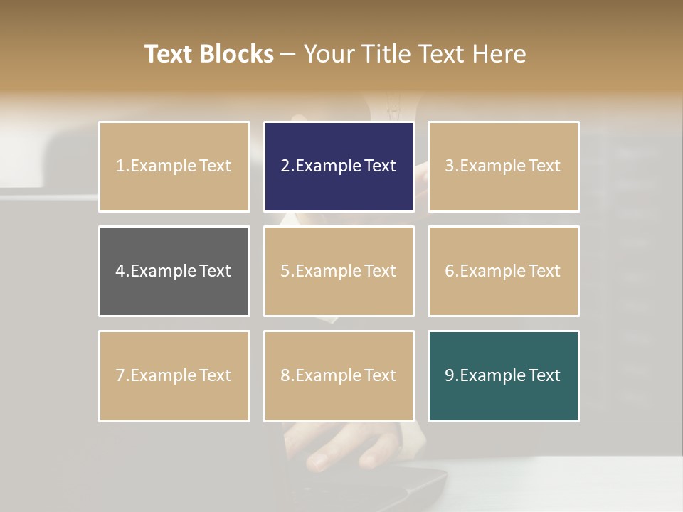 Energy Laptop Spiral PowerPoint Template