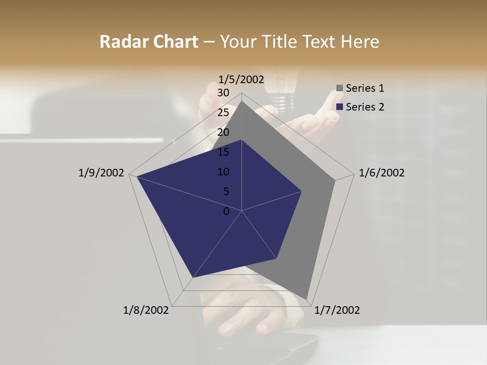 Energy Laptop Spiral PowerPoint Template