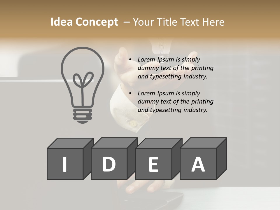 Energy Laptop Spiral PowerPoint Template