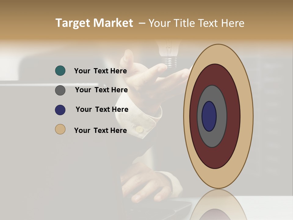 Energy Laptop Spiral PowerPoint Template