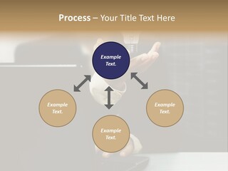 Energy Laptop Spiral PowerPoint Template