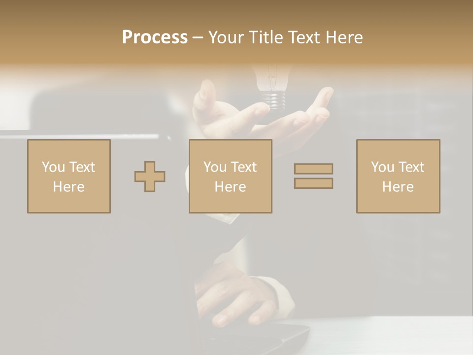 Energy Laptop Spiral PowerPoint Template