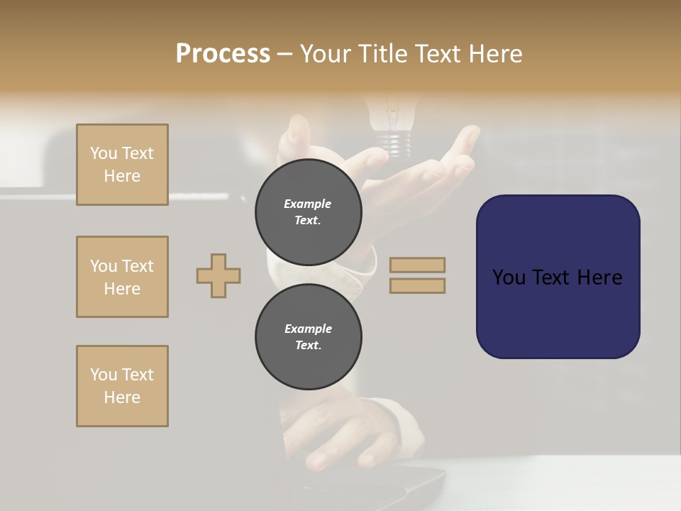Energy Laptop Spiral PowerPoint Template